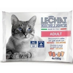 LECHAT Excellence pouches Adult beef/salmon 4 x 100 g