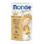Monge Supreme pouches tuunikala meriahvena ja kartuliga t&auml;iskasvanud kassidele 80 g