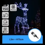 HIRV 0,75 m 150 LED COLD