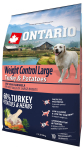 ONTARIO Large Weight Control Turkey and Potatoes, 2,25 kg