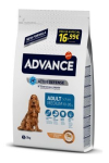 ADVANCE Dog Medium Adult 3 kg, keskmiste t&otilde;ugude t&auml;iskasvanud koertele, kana ja riis
