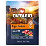 ONTARIO Puppy Medium Lamb and Brown Rice, 2,25 kg