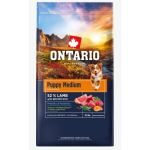 Ontario Puppy Medium Lamb and Brown Rice, 6,5 kg