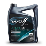 Automaatk&auml;igukasti &otilde;li WOLF OFFICIALTECH ATF LIFE PROTECT 6 5L sobib Volkswagen, BMW, Hyundai