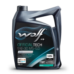 Mootori&otilde;li WOLF OFFICIALTECH 5W30 MS-GD 5L. 5w-30 sobib Volkswagen, Mercedes-Benz, Ford