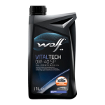 Mootori&otilde;li WOLF VITALTECH 0W40 SP 1L. 0w-40 sobib Volkswagen, Mercedes-Benz, Ford