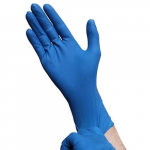 Medi-Inn High-Risk lateksist &uuml;hekordsed kindad, eriti tugevad, pikendatud 30 cm, sinised (50 tk)