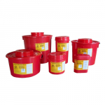 Meditsiinij&auml;&auml;tmete konteiner 0,7L / 1,0L / 2,0L / 5,0L / 10L (kollane)