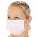 &Uuml;hekordsed maskid, 3 kihiline, t&uuml;&uuml;p II, meditsiinilised, roosad (50tk.)