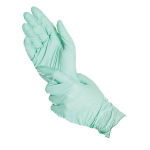 Nitriil &uuml;hekordsed kindad, rohelise S/M/L/XL (100tk.)