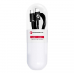 FORCELL C293 kabelis Type C į Type C PD QC 48W TUBE 1 m juodas