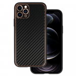 TEL PROTECT Leather Carbon &Uuml;mbris jaoks Iphone 11 Pro Must