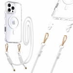 Tel Protect Strap Clear &Uuml;mbris jaoks Iphone 15 Pro valge