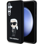 Karl Lagerfeld Silicone Ikonik &uuml;mbris jaoks Samsung Galaxy S24 - must