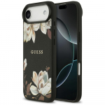 Guess Grained Flowers Classic Logo MagSafe &uuml;mbris jaoks iPhone Air - must
