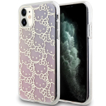 Hello Kitty IML Gradient Electrop Crowded Kitty Head &Uuml;mbris jaoks iPhone 11 / Xr - Roosa