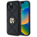 DKNY Quilted Stack Logo iPhone 15 Plus &Uuml;mbris - Must