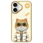 Nimmy Cool&Cute 2.0 Cat &Uuml;mbris jaoks iPhone 16 - Roheline