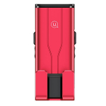 USAMS Laikiklis skirtas ventiliacijos grotelės metalinis gravitacinis raudonas