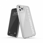 SUPERDRY Skaidrus dėklas Snap IPHONE 11 PRO MAX skaidrus / baltas