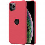 Nillkin Super Frosted Shield &uuml;mbris seadmele Apple iPhone 11 Pro, logoavaga, erkpunane