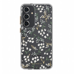 Rifle Paper Co. &uuml;li&otilde;huke antimikroobne &uuml;mbris seadmele Samsung Galaxy S24+, Petite Fleurs mustriga