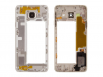 Vidinis korpusas Samsung A310 A3 2016 auksinis su zumeriu ir &scaron;oniniais mygtukais originalus (used Grade B)