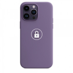 Dėklas "Silicone Case v2" skirtas iPhone 14 Pro Max / Iris / su įpakavimu