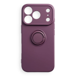 Case for iPhone 18 Pro / 17 Pro Silicone Ring dark cherry