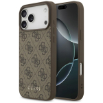 Guess 4G Classic &uuml;mbris mudelile iPhone 17 Pro Max / 18 Pro Max &ndash; pruun