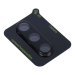 5D pilno klijavimo kameros apsauginis stiklas - Samsung Galaxy A15 4G / A15 5G / M15 juodas