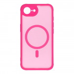 FULL MATTE MAG COVER &Uuml;mbris compatible with MagSafe jaoks IPHONE 16E (SE 4 2025) roosa