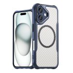 Leading Series MagSafe Silicone &Uuml;mbris jaoks iPhone 16 - Sinine