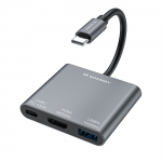Hub Wozinsky WHCH-01 USB-C PD 100W HDMI 4K@30Hz USB-A 10Gbps - hall