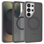 Liavec Soft Dėklas Metal Frame for Samsung Galaxy S26 Ultra pilkas