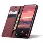Spacecase Dėklas Wallet Galaxy A56 raudonas