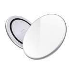 Crong PowerSpot Qi 15 W USB-C juhtmevaba laadija karastatud klaasist kattega, h&otilde;bedane ja valge
