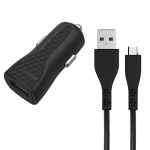 Energizer HardCase DC1ALMCM autolaadija, USB-A, 1 A, Micro-USB-kaabliga, must
