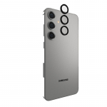 Case-Mate Aluminum Ring Lens Protector kaameraobjektiivide kaitseklaas seadmele Samsung Galaxy S24+, must