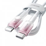 USB Laidas Joyroom "S-A42" Baltas "Type-C / Lightning" 120cm (iki 60W)