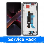 LCD ekranas suderinamas su Xiaomi Poco X7 5G su rėmeliu / juodas / (Service Pack)