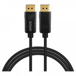Savio CL-206 &bdquo;DisplayPort&ldquo; kabelis 3 m Juoda