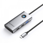 Orico PW11-5P USB-C jaotur dokkimisjaam 1x USB-A 3.0 + 2x USB-A 2.0 + 1x USB-C PD + 1x HDMI - hall