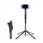 Selfipulk Orico SPN185 1/4 tolli statiiv telefoni kaamerale 360 kraadi p&ouml;&ouml;ramisega Bluetooth 5.2 - must