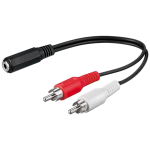 Goobay 50092 3,5 mm audiokaabli adapter