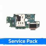 Charging Port Compatible With Samsung S947 S26 Plus with Flex / Plata (Service Pack)