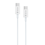 Devia cable Smart EC042 PD USB-C - USB-C 60W 3A valge