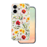 Glow Glam &uuml;mbris jaoks iPhone 16 6,1" valge