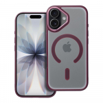 MATTE MAG COVER &Uuml;mbris compatible with MagSafe jaoks IPHONE 17 plum punane