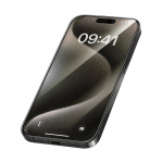 Benks Grūdintas stiklas Arc Shield Pilnas Padengimas (GA62) Iphone 15 Pro Max juodas